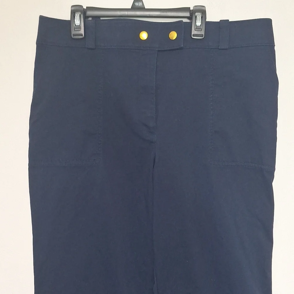 Tory Burch Maddie Cropped Flare Trousers Pants - Picture 4 of 13